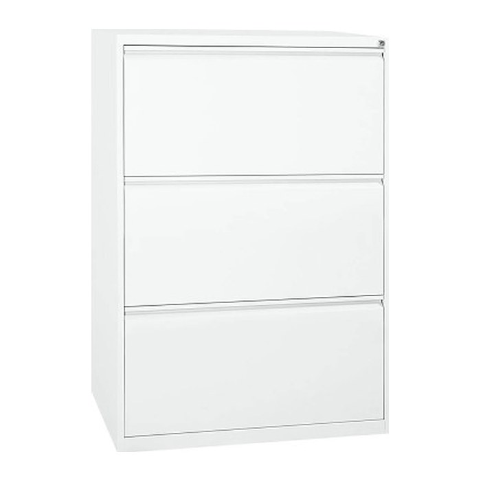 Gürkan Hängeregistraturschrank verkehrsweiß 3 Schubladen 76,0 x 62,0 x 101,0 cm, 1 St.