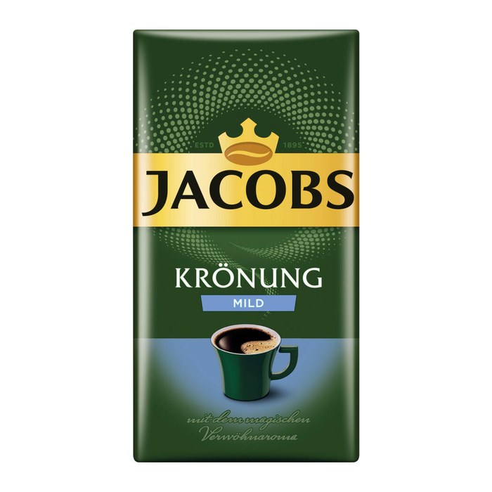 JACOBS Krönung MILD Kaffee, gemahlen, Arabicabohnen mild, 500 g