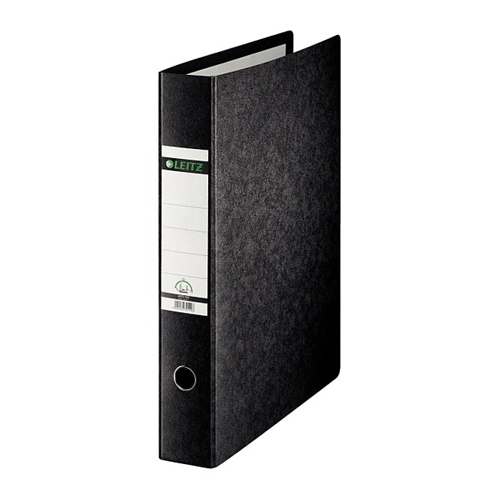 LEITZ 1072 Ordner schwarz marmoriert Karton 7,8 cm DIN A3 hoch, 1 St.