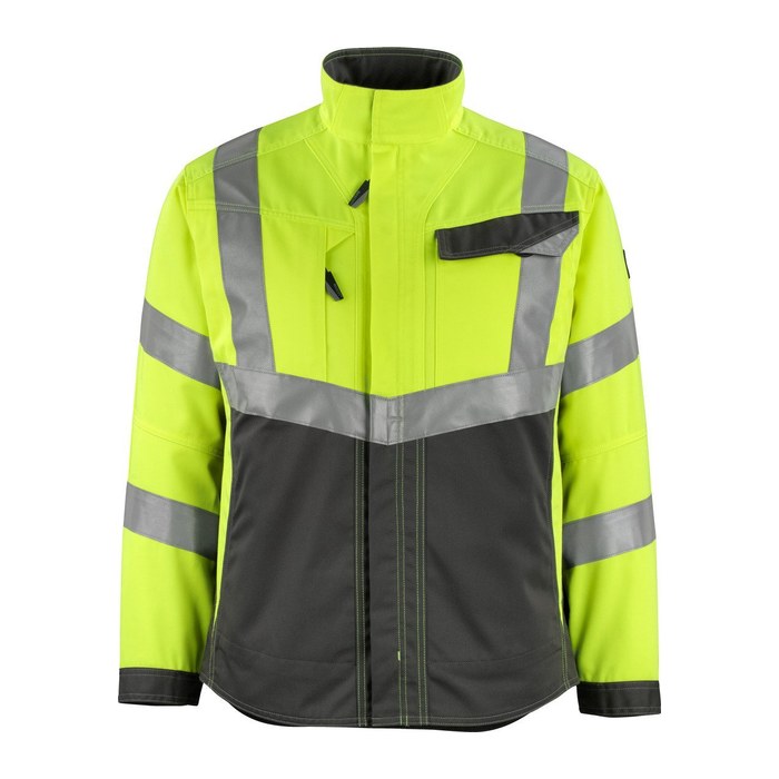 MASCOT® unisex Warnjacke Oxford warngelb, anthrazit Größe 2XL