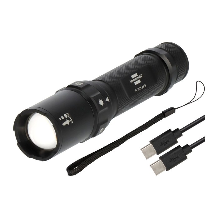 brennenstuhl TL 801 AFS LED Taschenlampe schwarz 16,5 cm, 800 Lumen, 1 St.