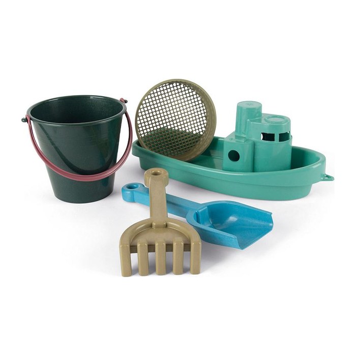 dantoy Sandspielzeug-Set Blue Marine mit Boot mehrfarbig, 1 Set