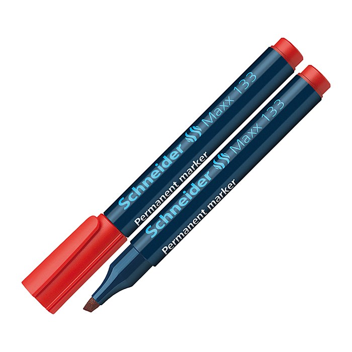Schneider Maxx 133 Permanentmarker rot 1,0 - 4,0 mm, 10 St.