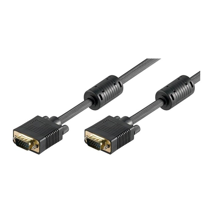 goobay VGA Kabel 5,0 m schwarz, 1 St.