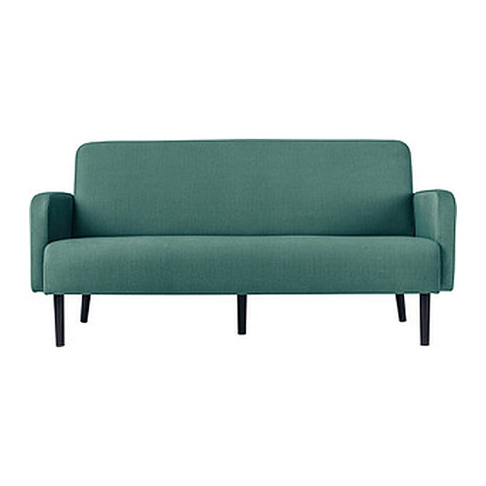 meet powered by PAPERFLOW 3-Sitzer Sofa LISBOA grün schwarz Stoff 176,0 x 81,5 x 83,0 cm, 1 St.