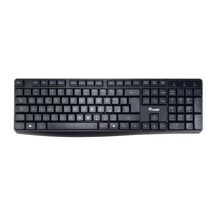 Equip Tastatur Kabelgebunden IT schwarz 1.50m