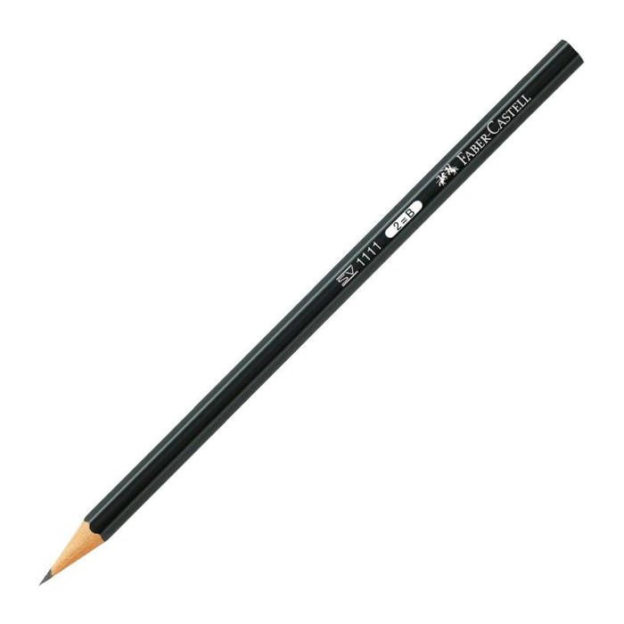 FABER-CASTELL 1111 Bleistifte 2B schwarz, 12 St.
