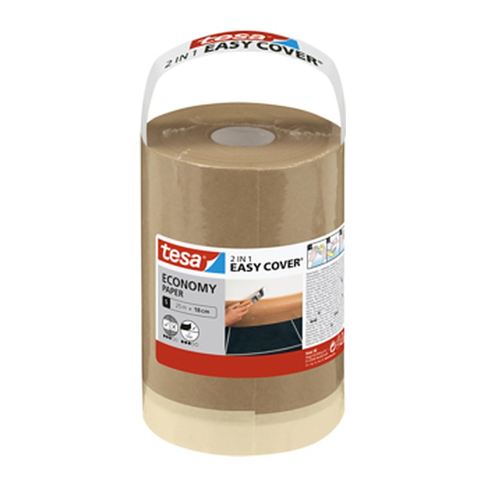 tesa EASY COVER® UNIVERSAL S Abdeckpapier braun 15,0 cm x 20,0 m 1 Rolle