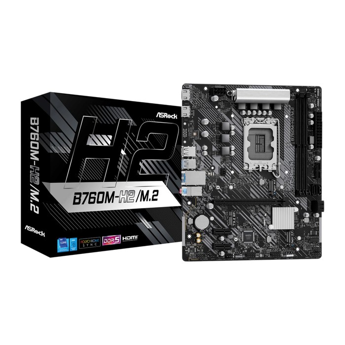 ASRock B760M-H2/M.2 1700 mATX 2xHDMI DDR5 retail