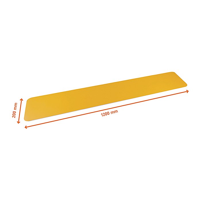 DURABLE Bodenmarkierungsband Zebrastreifen 200/05 gelb 200,0 x 1200,0 mm