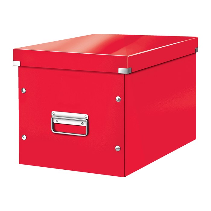 LEITZ Click & Store Aufbewahrungsbox 30,0 l rot 32,0 x 36,0 x 31,0 cm, 1 St.