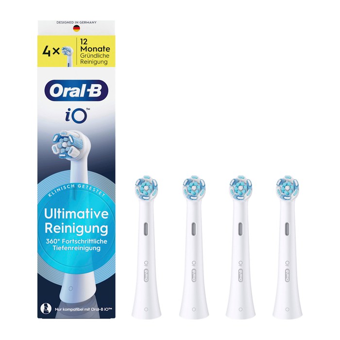 Oral-B iO Ultimative Reinigung Zahnbürstenaufsätze, 4 St.