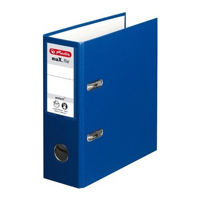 herlitz maX.f pro Ordner blau Karton 8,0 cm DIN A5 hoch, 1 St.