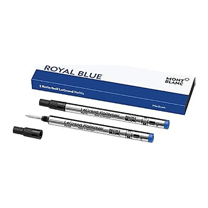 MONTBLANC LeGrand M Royal Blue Tintenrollerminen königsblau 1,0 mm 2 St.