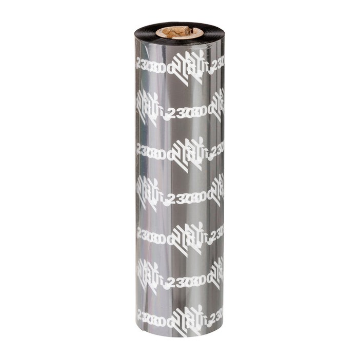 ZEBRA 2300 schwarz Thermo-Druckfolien, 12 Rollen