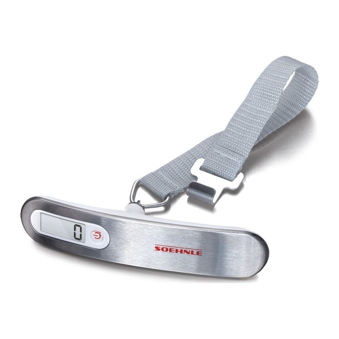 SOEHNLE Kofferwaage Travel silber für max. 50,0 kg