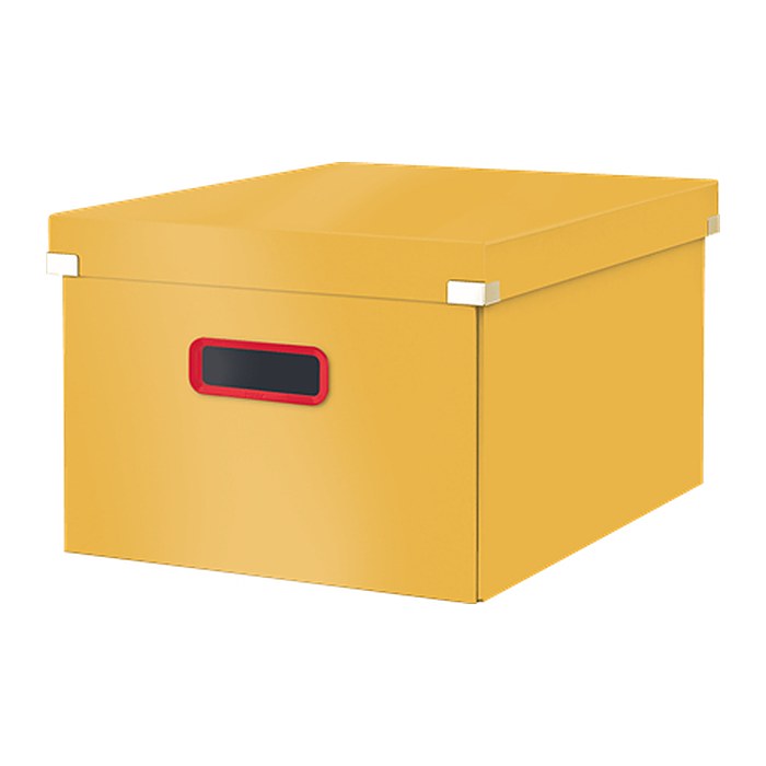 LEITZ Click & Store Cosy Aufbewahrungsbox 18,5 l gelb 28,1 x 37,0 x 20,0 cm, 1 St.