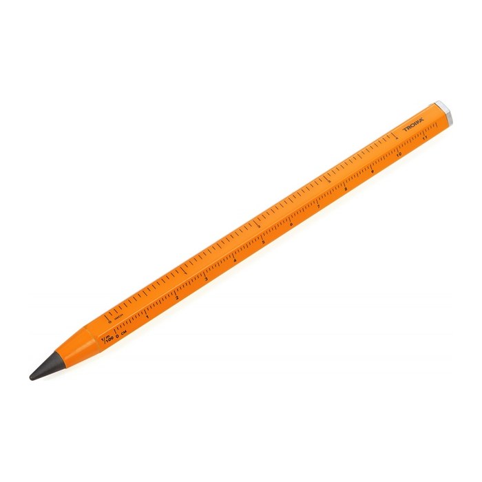 TROIKA® CONSTRUCTION ENDLESS Bleistift HB orange, 1 St.