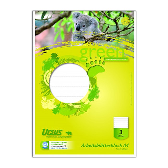 Staufen® Arbeitsblock Style DIN A4 3. Schuljahr liniert Lineatur 3, 1 St.