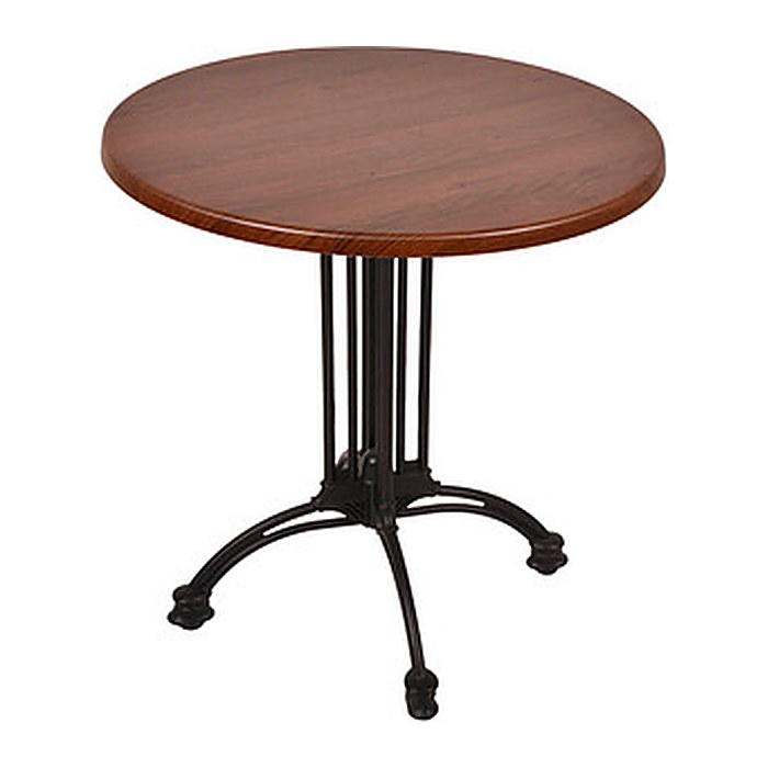 Garden Pleasure MORENA Bistrotisch rund Spanplatte dunkelbraun 70,0 x 70,0 x 74,0 cm, 1 St.