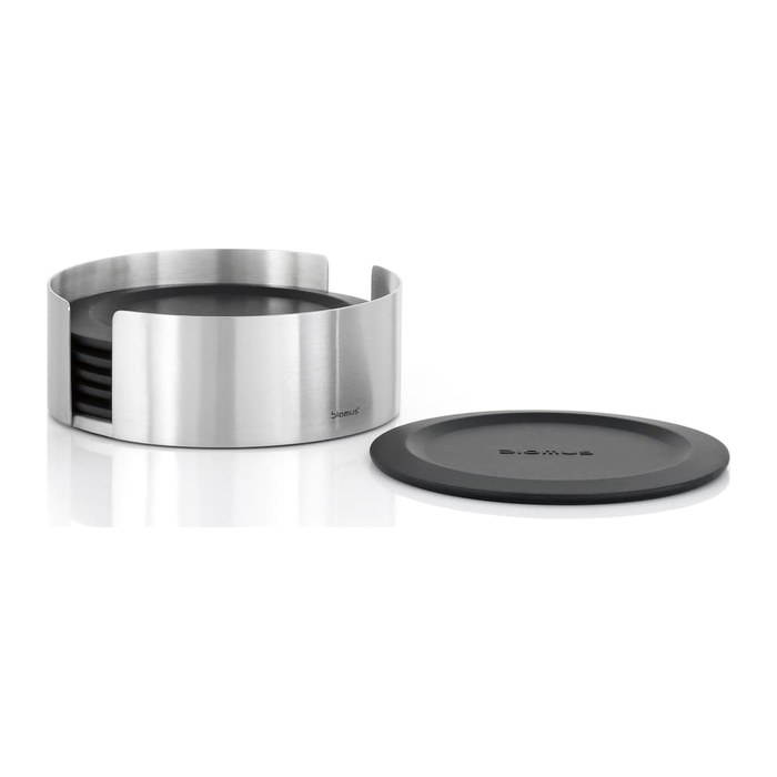 blomus Untersetzer LARETO schwarz Ø 11,2 cm 6-tlg., 6 St.