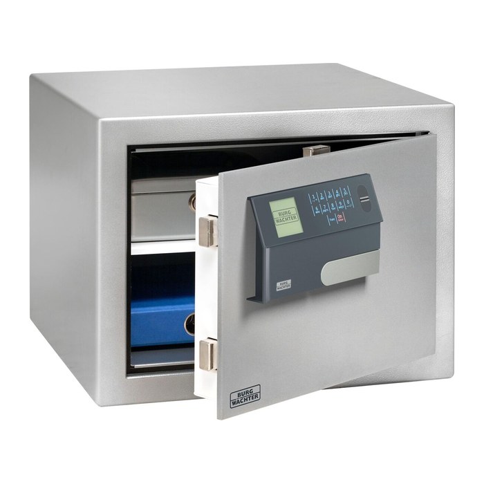 BURG WÄCHTER Tresor MT 640 E FP Sicherheitsstufe 0 nach EN 1143-1 silber 43,0 x 39,0 x 34,0 cm