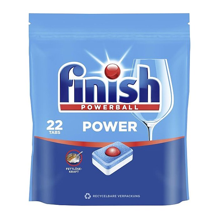 finish POWERBALL POWER Spülmaschinentabs, 22 St.