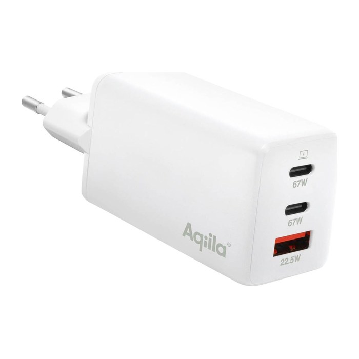Aqiila® Chargebird W3 Ladeadapter weiß, 67 Watt