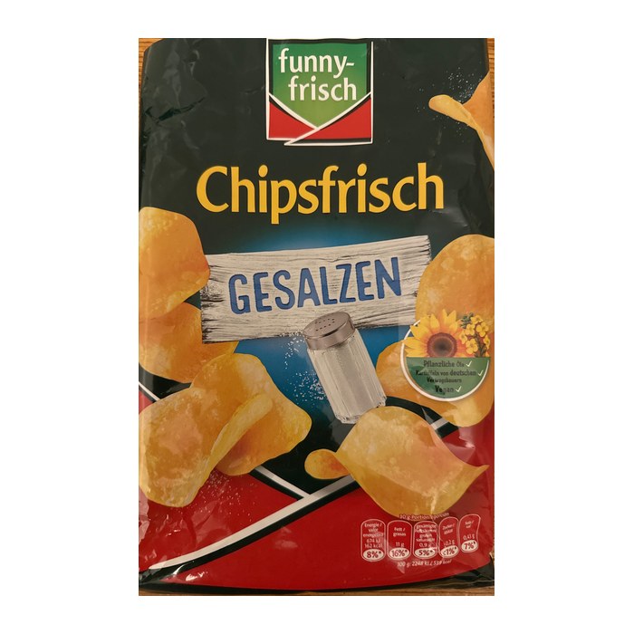 funny-frisch Chipsfrisch gesalzen Chips 150,0 g, 1 St.