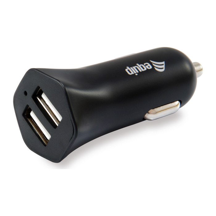 Equip KFZ-Ladegerät 2-Port 2xUSB2.0 480Mbps 12W schwarz