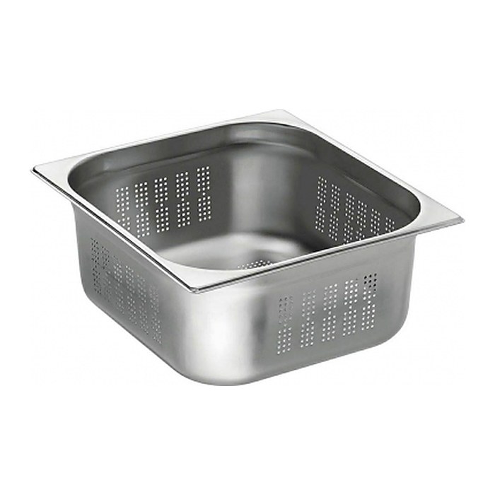 Bartscher GN-Behälter Top Line 2/3 perforiert silber 13,0 l, 1 St.