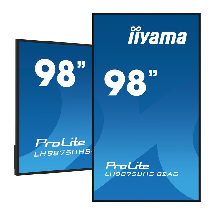 IIYAMA 247.7cm(97,5") LH9875UHS-B2AG 16:9 3xHDMI+DP+DVI 4K (Speditionsversand)
