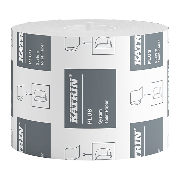 KATRIN Jumbo-Toilettenpapier PLUS System 2-lagig, 36 Rollen