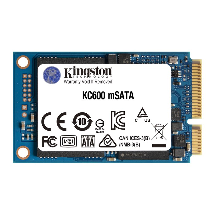 SSD 256GB Kingston 1,8" (4,6cm) mSATA KC600 retail