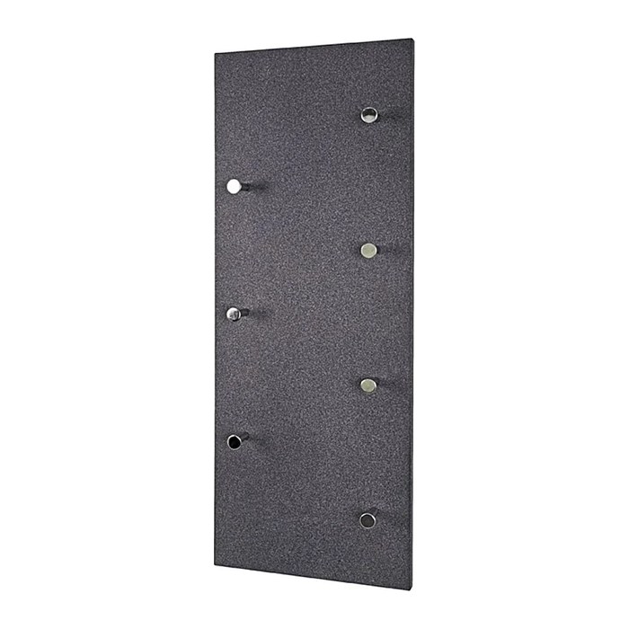 HAKU Möbel Wandgarderobe 42550 anthrazit Holz 7 Haken 80,0 x 30,0 cm, 1 St.