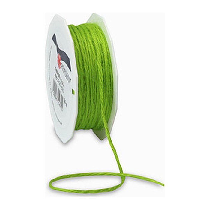 PRÄSENT Kordel Jute matt hellgrün 2,0 mm x 25,0 m