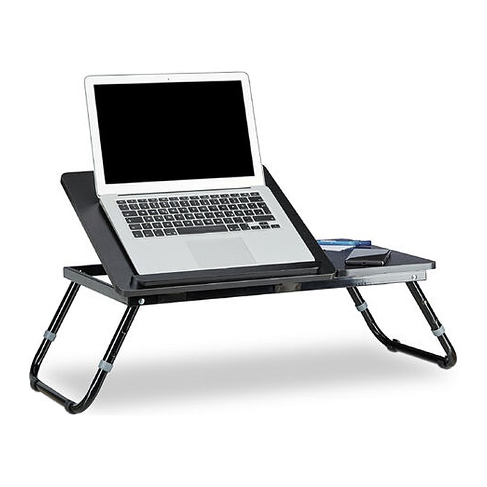 relaxdays Laptop-Betttablett schwarz