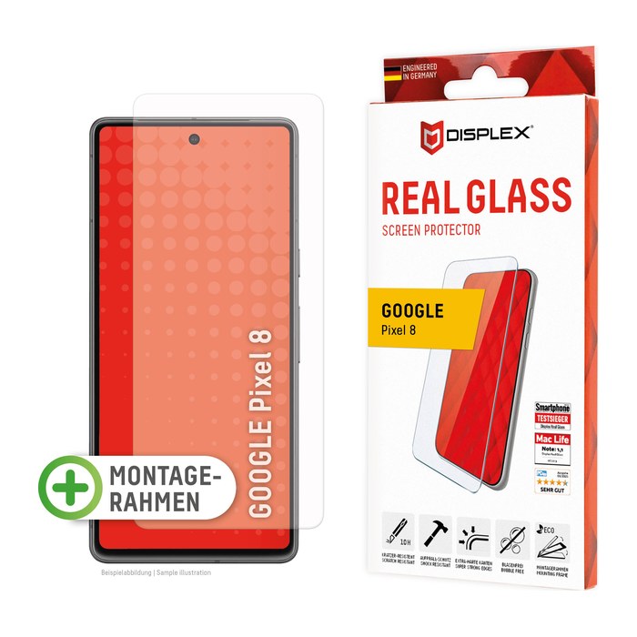 DISPLEX® Real Glass Display-Schutzglas für Google Pixel 8