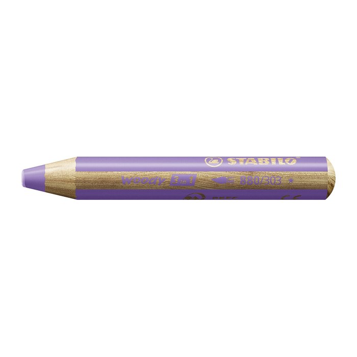 STABILO woody 3 in 1 Buntstift violett, 1 St.