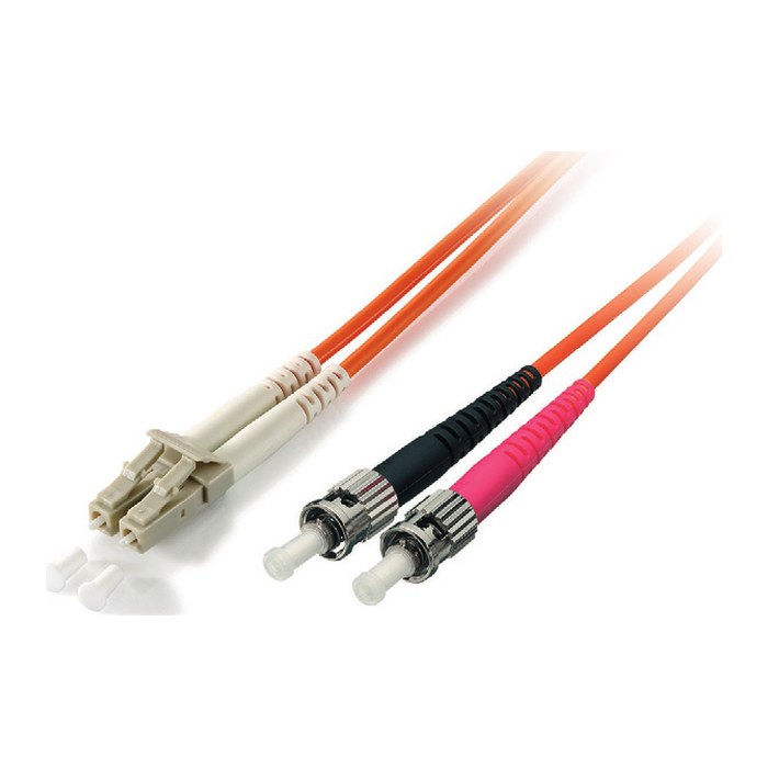 Equip Patchkabel LC->ST 15.00m Singlemode Duplex OS2 gelb Polybeutel