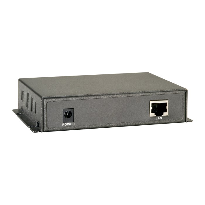LevelOne PoE Extender Hybrid 1xRJ45 PoE MM LC 2km grau
