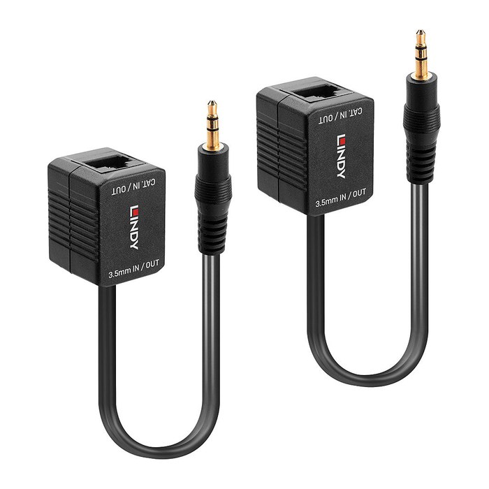 LINDY Stereo Audio Extender Cat.5/6 500m 3.5mm