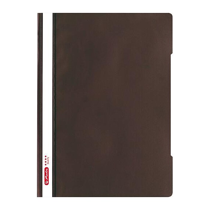 herlitz Schnellhefter Quality Kunststoff braun DIN A4, 1 St.