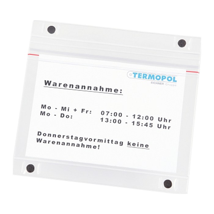 EICHNER Dokumententaschen DIN A5 quer transparent glatt, 10 St.