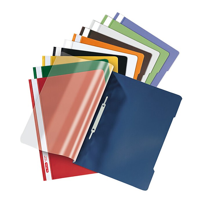 herlitz Schnellhefter Quality Kunststoff rot DIN A4, 1 St.