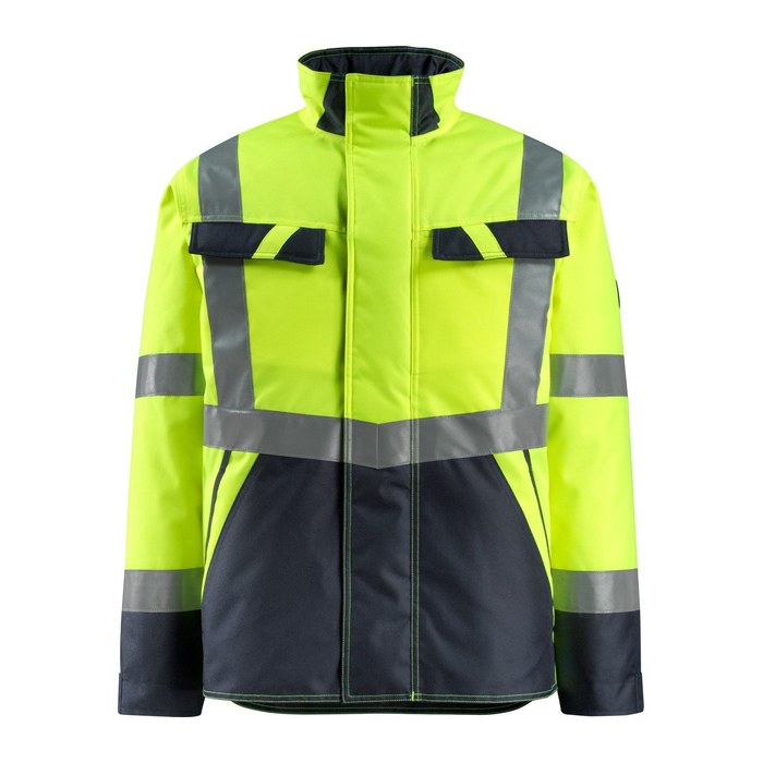 MASCOT® unisex Warnjacke Penrith gelb, schwarzblau Größe L