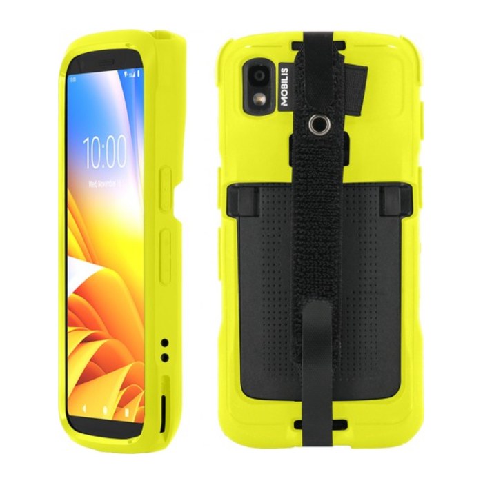Mobilis PROTECH Case+Handstrap Zebra TC22/27 Safety yell sof