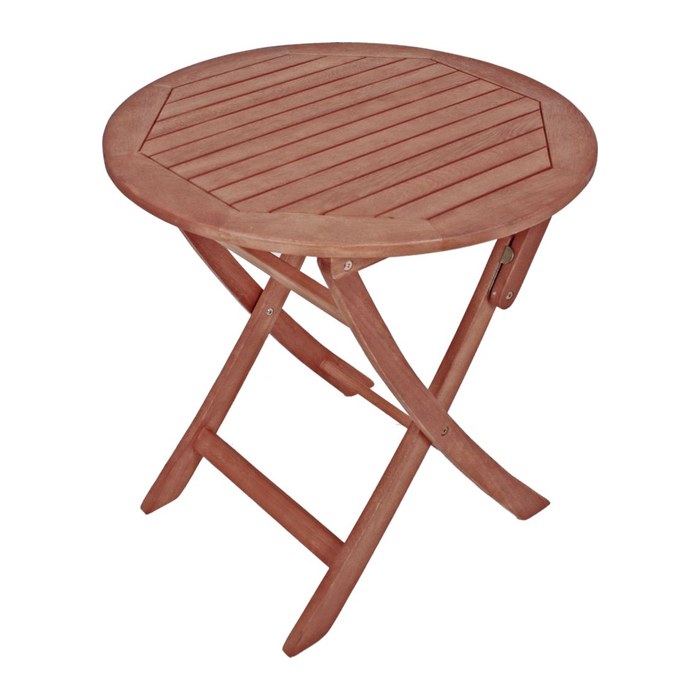 Garden Pleasure Gartentisch STOCKHOLM braun rund 70,0 x 70,0 x 73,0 cm