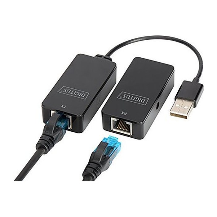 DIGITUS DA-70141  USB 2.0 A/RJ-45 Adapter, 1 St.