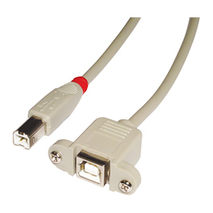 LINDY USB 2.0 Verlängerung Typ B/B M/F 0.5m